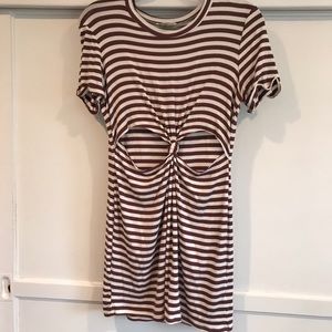 Pacsun (LA Hearts) cutout T-shirt dress